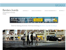Tablet Screenshot of juandaairport.com